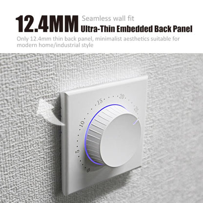 Smart Home Screenless Knob Thermostat with Dual Color LED Indicator, BHT-101GAL Water Heating, BHT-101GBL Electric Heating, BHT-101GCL Boiler Heating