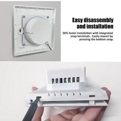 Smart Home Screenless Knob Thermostat Only With External Sensors, Dual Color LED Indicator