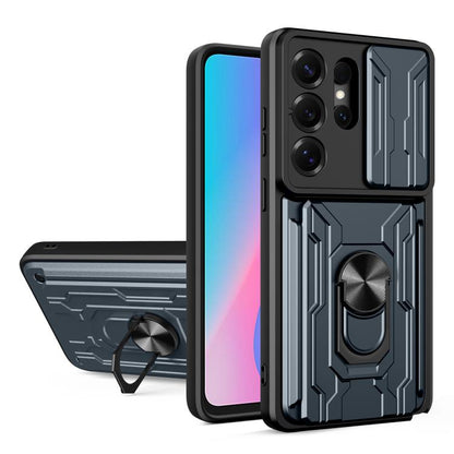 Sliding Camshield TPU+PC Phone Case with Card Slot, For Samsung Galaxy S26+ 5G, For Samsung Galaxy S26 Ultra 5G, For Samsung Galaxy S26 5G, For Samsung Galaxy S25 5G, For Samsung Galaxy S25+ 5G, For Samsung Galaxy S25 Ultra 5G