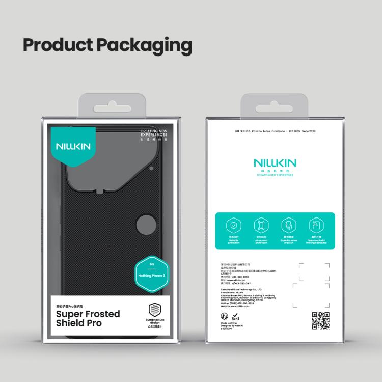 NILLKIN Frosted Shield Pro PC + TPU Phone Case, For Nothing Phone 3