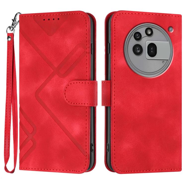 Line Pattern Skin Feel Leather Phone Case, For Nothing Phone 4a Pro, For Nothing Phone 4a, For Nothing Phone 3a, For Nothing Phone 3a Pro, For Nothing Phone 2a