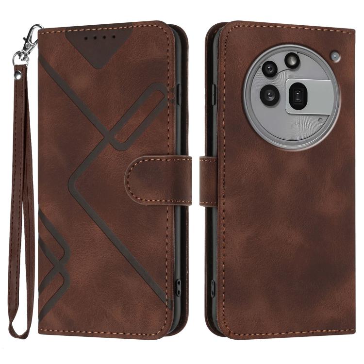 Line Pattern Skin Feel Leather Phone Case, For Nothing Phone 4a Pro, For Nothing Phone 4a, For Nothing Phone 3a, For Nothing Phone 3a Pro, For Nothing Phone 2a