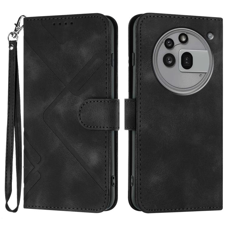 Line Pattern Skin Feel Leather Phone Case, For Nothing Phone 4a Pro, For Nothing Phone 4a, For Nothing Phone 3a, For Nothing Phone 3a Pro, For Nothing Phone 2a