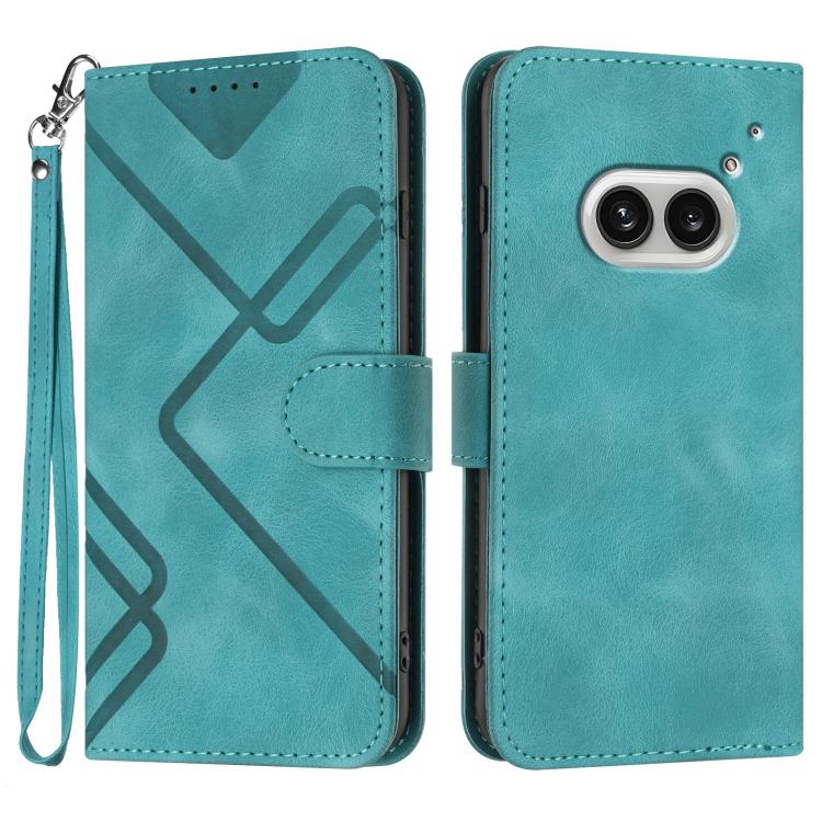 Line Pattern Skin Feel Leather Phone Case, For Nothing Phone 4a Pro, For Nothing Phone 4a, For Nothing Phone 3a, For Nothing Phone 3a Pro, For Nothing Phone 2a