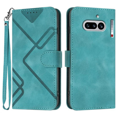 Line Pattern Skin Feel Leather Phone Case, For Nothing Phone 4a Pro, For Nothing Phone 4a, For Nothing Phone 3a, For Nothing Phone 3a Pro, For Nothing Phone 2a
