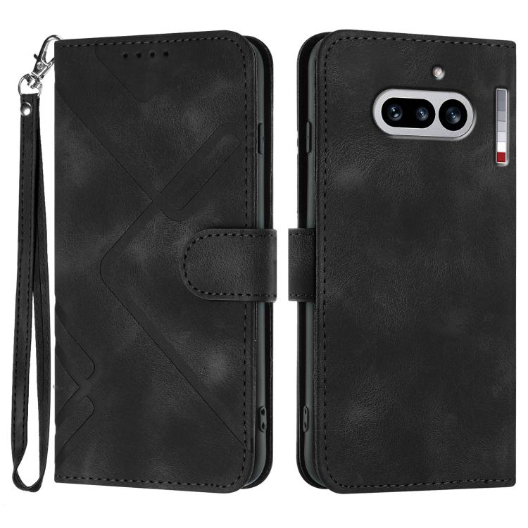 Line Pattern Skin Feel Leather Phone Case, For Nothing Phone 4a Pro, For Nothing Phone 4a, For Nothing Phone 3a, For Nothing Phone 3a Pro, For Nothing Phone 2a