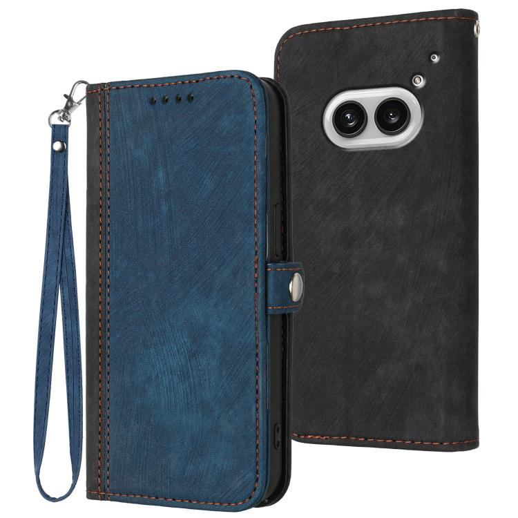 Side Buckle Double Fold Hand Strap Leather Phone Case, For Nothing Phone 4a Pro, For Nothing Phone 4a, For Nothing Phone 3a, For Nothing Phone 3a Pro, For Nothing Phone 2a
