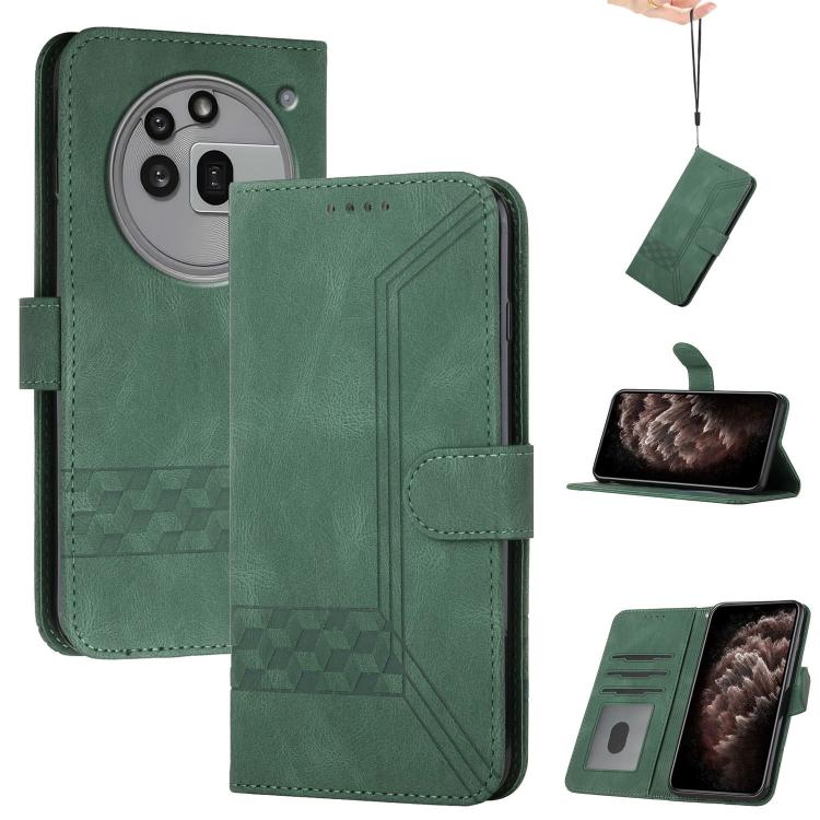 Cubic Skin Feel Flip Leather Phone Case, For Nothing Phone 4a Pro, For Nothing Phone 4a, For Nothing Phone 3a, For Nothing Phone 3a Pro, For Nothing Phone 2a