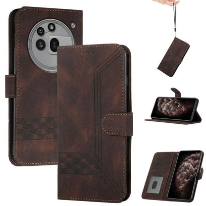 Cubic Skin Feel Flip Leather Phone Case, For Nothing Phone 4a Pro, For Nothing Phone 4a, For Nothing Phone 3a, For Nothing Phone 3a Pro, For Nothing Phone 2a
