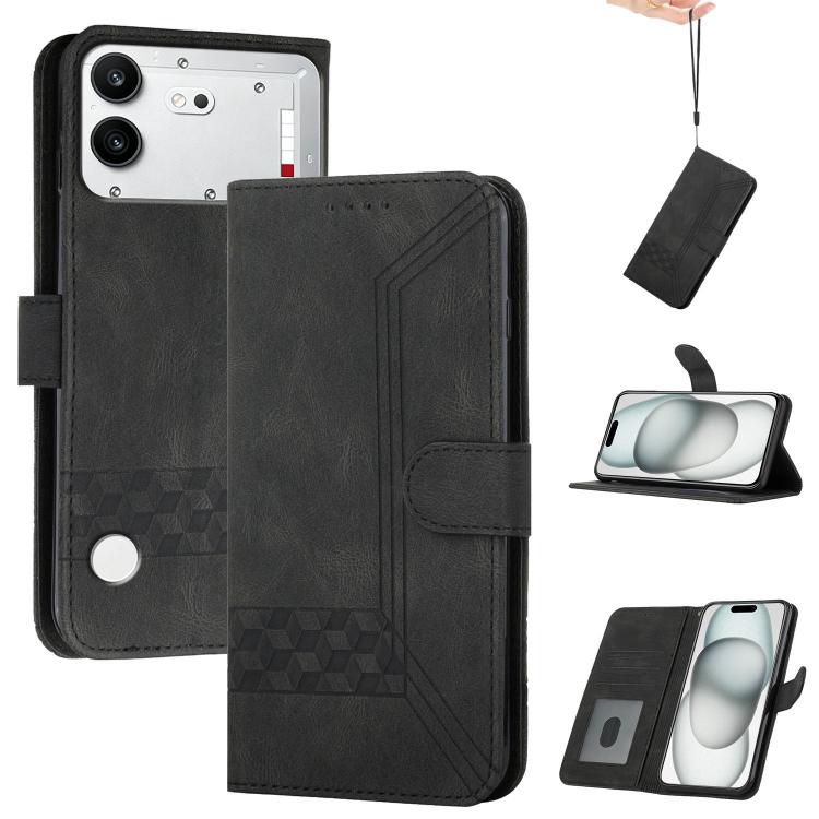 Cubic Skin Feel Flip Leather Phone Case, For Nothing Phone 4b, For Nothing Phone 4a Pro, For Nothing Phone 4a, For Nothing Phone 3a, For Nothing Phone 3a Pro, For Nothing Phone 2a