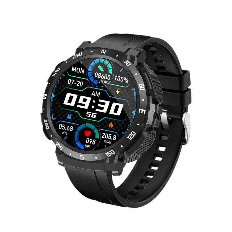 Montre intelligente Bluetooth double mode Q10, avec écouteurs, 1,52 pouces, prend en charge les appels Bluetooth / la fréquence cardiaque, Q10