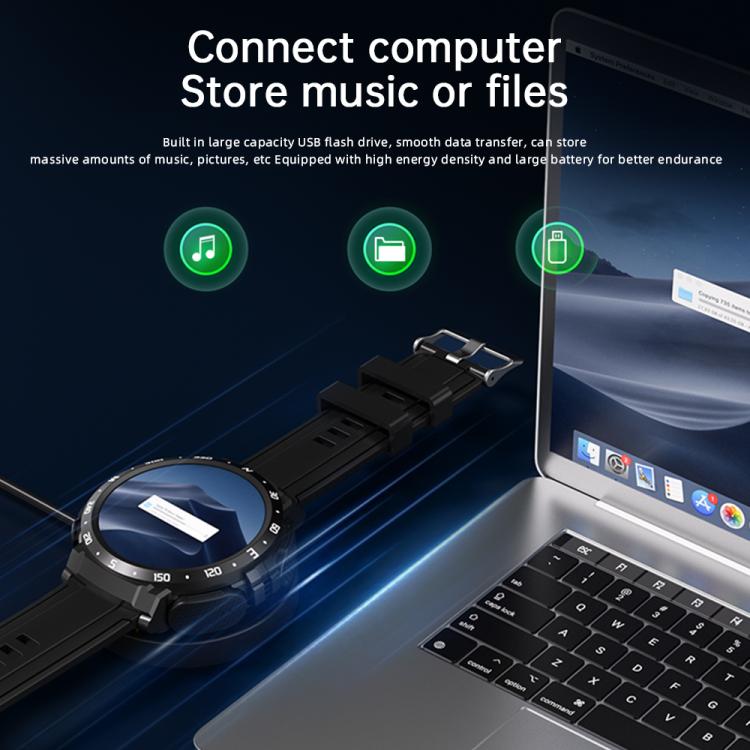 Montre intelligente Bluetooth double mode Q10, avec écouteurs, 1,52 pouces, prend en charge les appels Bluetooth / la fréquence cardiaque, Q10