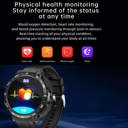 Montre intelligente Bluetooth double mode Q10, avec écouteurs, 1,52 pouces, prend en charge les appels Bluetooth / la fréquence cardiaque, Q10