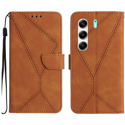 Stitching Embossed Leather Phone Case, For Tecno Spark 40C, For Tecno Pova 7 5G, For Tecno Spark 40 Pro+ 4G, For Tecno Spark 40 Pro 4G, For Tecno Spark 40 4G, For Tecno Pova 7 Ultra 5G, For Tecno Pova 7 4G, For Tecno Pova Curve 5G                      ...