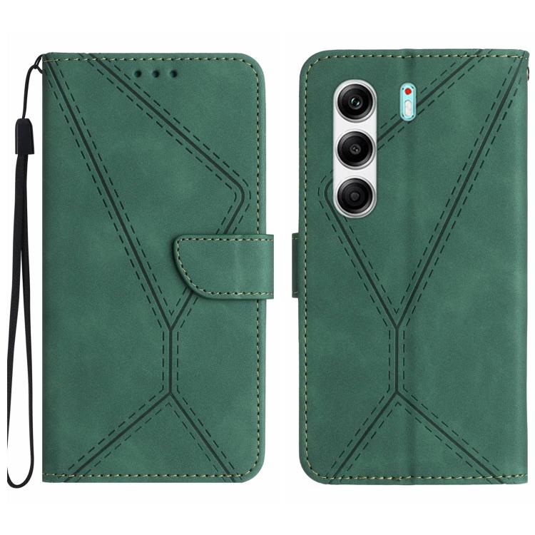 Stitching Embossed Leather Phone Case, For Tecno Spark 40C, For Tecno Pova 7 5G, For Tecno Spark 40 Pro+ 4G, For Tecno Spark 40 Pro 4G, For Tecno Spark 40 4G, For Tecno Pova 7 Ultra 5G, For Tecno Pova 7 4G, For Tecno Pova Curve 5G                      ...