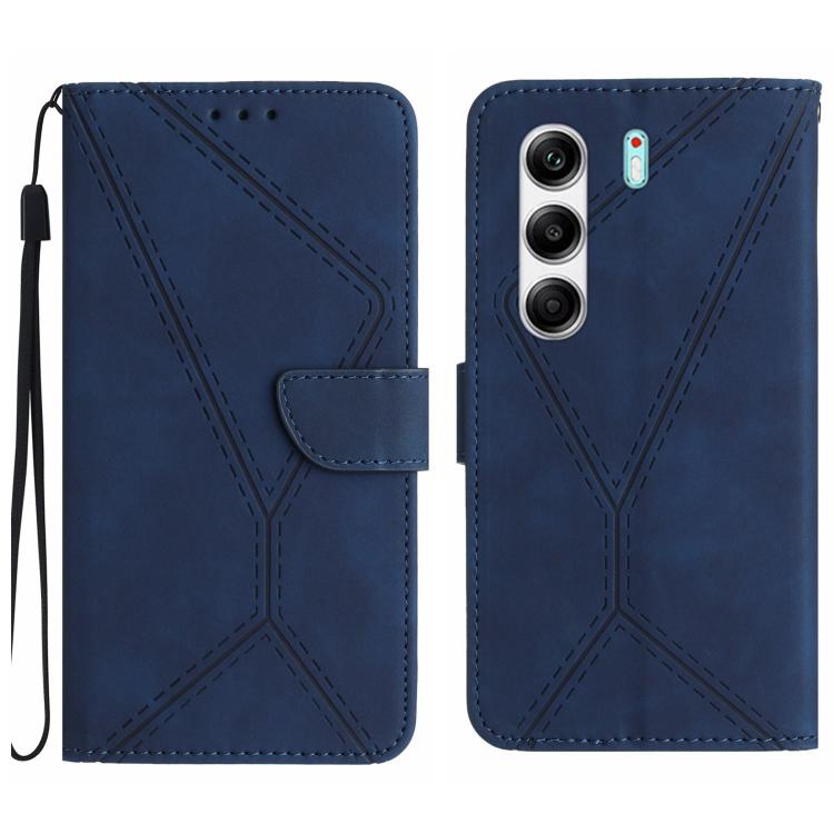 Stitching Embossed Leather Phone Case, For Tecno Spark 40C, For Tecno Pova 7 5G, For Tecno Spark 40 Pro+ 4G, For Tecno Spark 40 Pro 4G, For Tecno Spark 40 4G, For Tecno Pova 7 Ultra 5G, For Tecno Pova 7 4G, For Tecno Pova Curve 5G                      ...