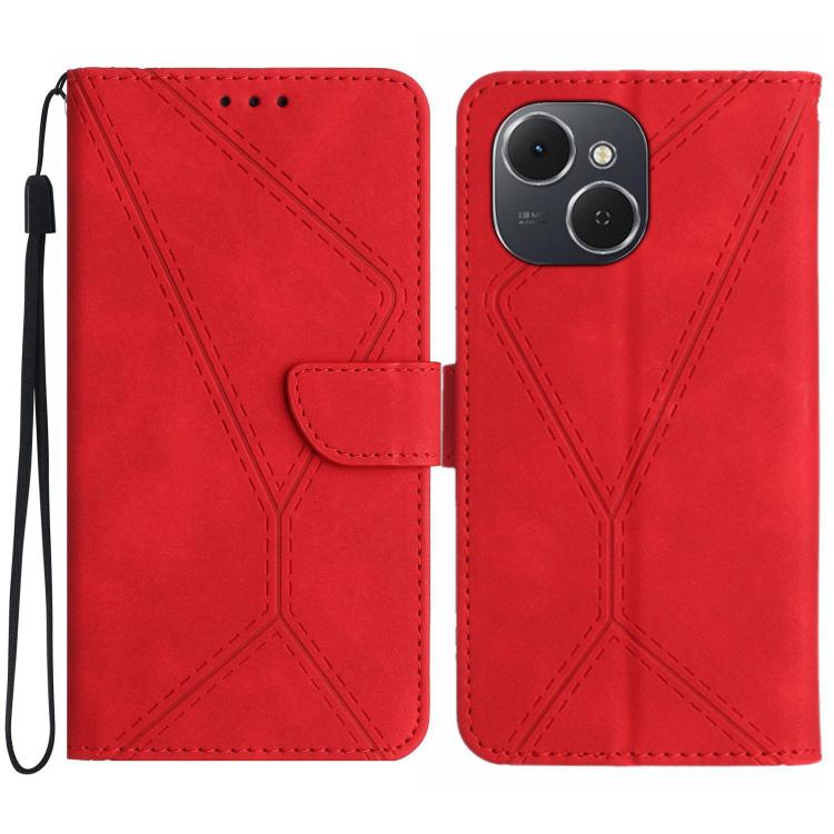 Stitching Embossed Leather Phone Case, For Tecno Spark 40C, For Tecno Pova 7 5G, For Tecno Spark 40 Pro+ 4G, For Tecno Spark 40 Pro 4G, For Tecno Spark 40 4G, For Tecno Pova 7 Ultra 5G, For Tecno Pova 7 4G, For Tecno Pova Curve 5G                      ...