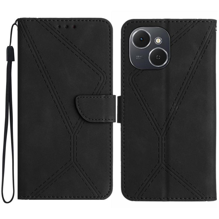 Stitching Embossed Leather Phone Case, For Tecno Spark 40C, For Tecno Pova 7 5G, For Tecno Spark 40 Pro+ 4G, For Tecno Spark 40 Pro 4G, For Tecno Spark 40 4G, For Tecno Pova 7 Ultra 5G, For Tecno Pova 7 4G, For Tecno Pova Curve 5G                      ...