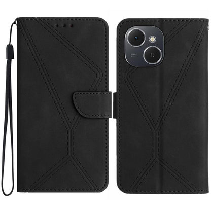 Stitching Embossed Leather Phone Case, For Tecno Spark 40C, For Tecno Pova 7 5G, For Tecno Spark 40 Pro+ 4G, For Tecno Spark 40 Pro 4G, For Tecno Spark 40 4G, For Tecno Pova 7 Ultra 5G, For Tecno Pova 7 4G, For Tecno Pova Curve 5G                      ...