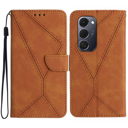 Stitching Embossed Leather Phone Case, For Tecno Spark 40C, For Tecno Pova 7 5G, For Tecno Spark 40 Pro+ 4G, For Tecno Spark 40 Pro 4G, For Tecno Spark 40 4G, For Tecno Pova 7 Ultra 5G, For Tecno Pova 7 4G, For Tecno Pova Curve 5G                      ...