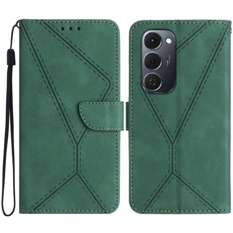 Stitching Embossed Leather Phone Case, For Tecno Spark 40C, For Tecno Pova 7 5G, For Tecno Spark 40 Pro+ 4G, For Tecno Spark 40 Pro 4G, For Tecno Spark 40 4G, For Tecno Pova 7 Ultra 5G, For Tecno Pova 7 4G, For Tecno Pova Curve 5G                      ...