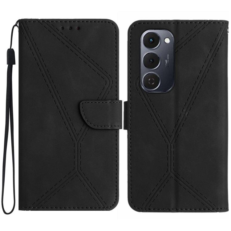 Stitching Embossed Leather Phone Case, For Tecno Spark 40C, For Tecno Pova 7 5G, For Tecno Spark 40 Pro+ 4G, For Tecno Spark 40 Pro 4G, For Tecno Spark 40 4G, For Tecno Pova 7 Ultra 5G, For Tecno Pova 7 4G, For Tecno Pova Curve 5G                      ...