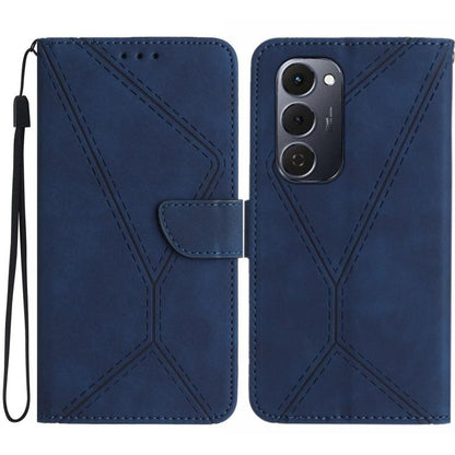 Stitching Embossed Leather Phone Case, For Tecno Spark 40C, For Tecno Pova 7 5G, For Tecno Spark 40 Pro+ 4G, For Tecno Spark 40 Pro 4G, For Tecno Spark 40 4G, For Tecno Pova 7 Ultra 5G, For Tecno Pova 7 4G, For Tecno Pova Curve 5G                      ...