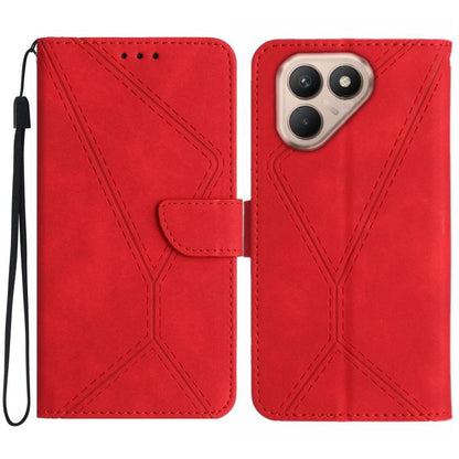 Stitching Embossed Leather Phone Case, For Tecno Spark 40C, For Tecno Pova 7 5G, For Tecno Spark 40 Pro+ 4G, For Tecno Spark 40 Pro 4G, For Tecno Spark 40 4G, For Tecno Pova 7 Ultra 5G, For Tecno Pova 7 4G, For Tecno Pova Curve 5G                      ...
