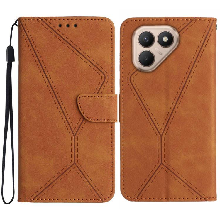 Stitching Embossed Leather Phone Case, For Tecno Spark 40C, For Tecno Pova 7 5G, For Tecno Spark 40 Pro+ 4G, For Tecno Spark 40 Pro 4G, For Tecno Spark 40 4G, For Tecno Pova 7 Ultra 5G, For Tecno Pova 7 4G, For Tecno Pova Curve 5G                      ...