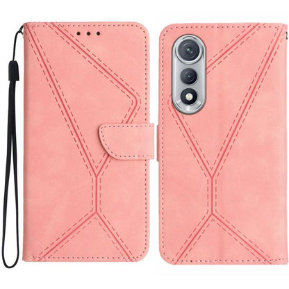 Stitching Embossed Leather Phone Case, For Tecno Spark 40C, For Tecno Pova 7 5G, For Tecno Spark 40 Pro+ 4G, For Tecno Spark 40 Pro 4G, For Tecno Spark 40 4G, For Tecno Pova 7 Ultra 5G, For Tecno Pova 7 4G, For Tecno Pova Curve 5G                      ...