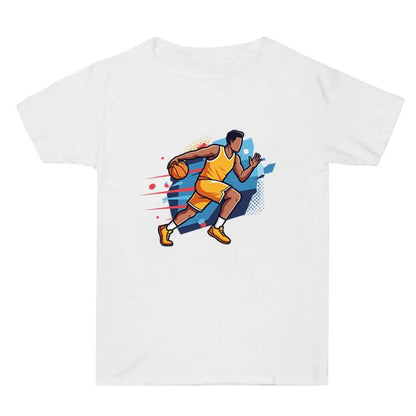 Basketball Player Printed Summer Baggy Cotton Short Sleeve T-shirt Print On Your Demand, S, M, L, XL, XXL, XXXL