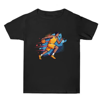 Basketball Player Printed Summer Baggy Cotton Short Sleeve T-shirt Print On Your Demand, S, M, L, XL, XXL, XXXL