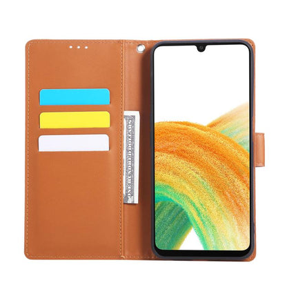 Rose Flower Embossed 3-Card Slots Leather Phone Case, For Samsung Galaxy A73 5G, For Samsung Galaxy A33 5G, For Samsung Galaxy A13 4G / 5G