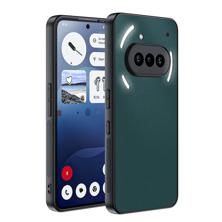 Ultra-thin Plain Skin Leather Phone Case