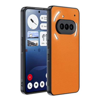 Ultra-thin Plain Skin Leather Phone Case