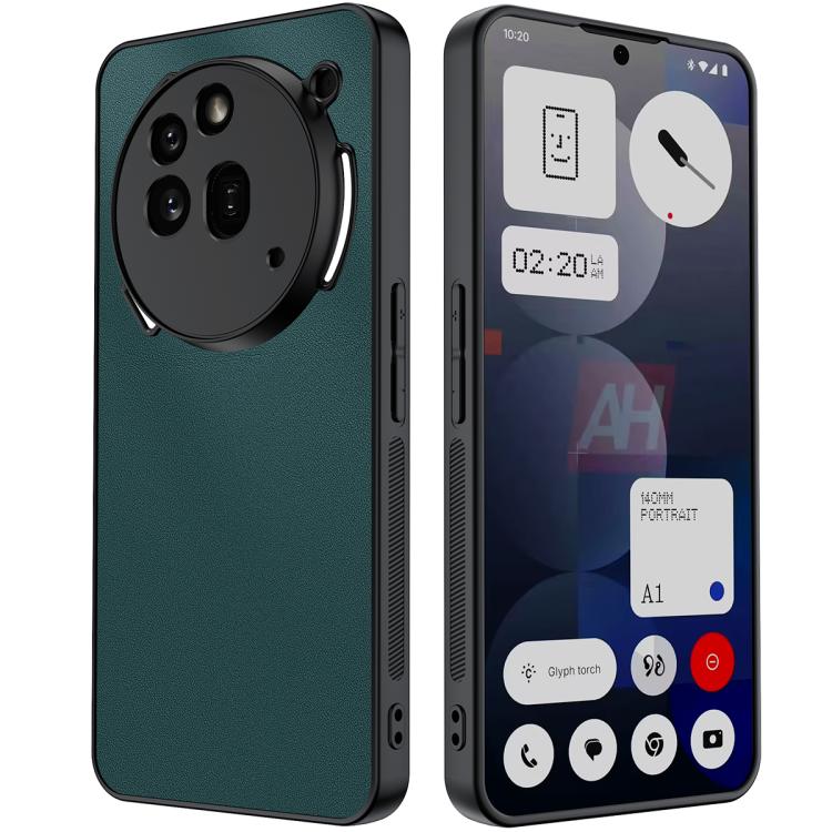 Ultra-thin Plain Skin Leather Phone Case