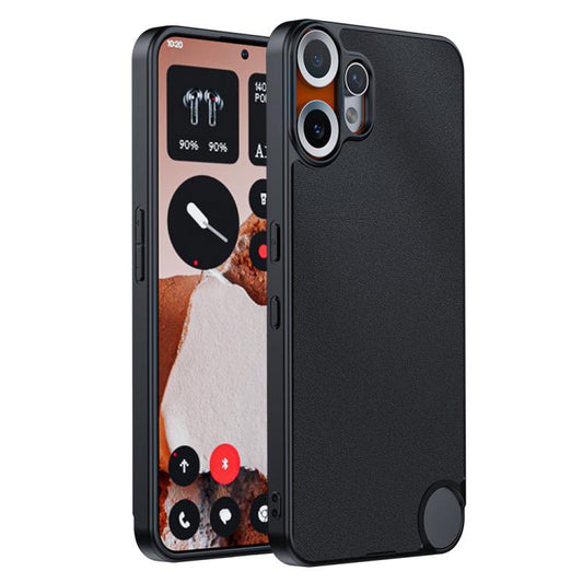 Ultra-thin Plain Skin Leather Phone Case