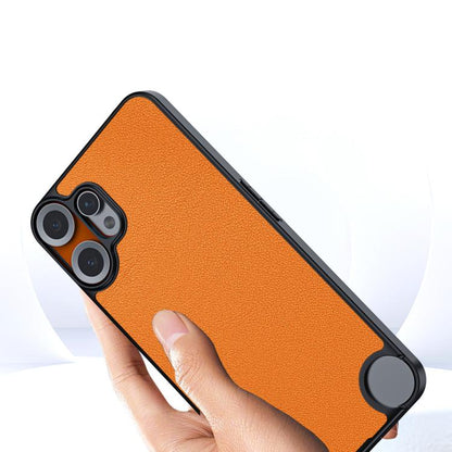 Ultra-thin Plain Skin Leather Phone Case