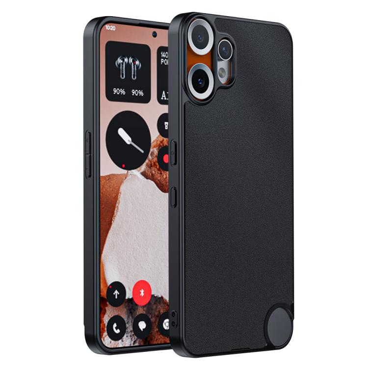 Ultra-thin Plain Skin Leather Phone Case