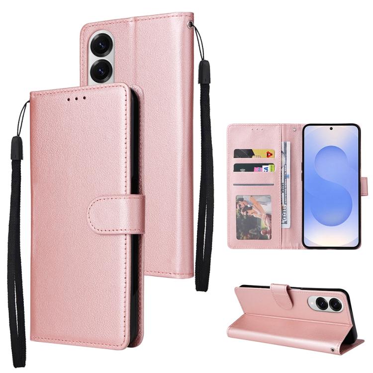 3-Card Slots Multifunctional Leather Phone Case