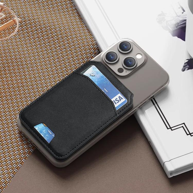 Multifunctional MagSafe Magnetic Bracket Leather Card Bag