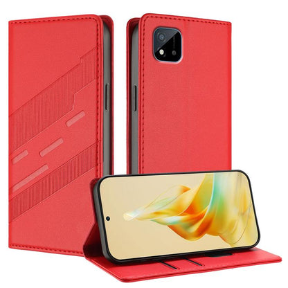 Embossed Multi-functional Wallet Retro Leather Phone Case, For Realme C20