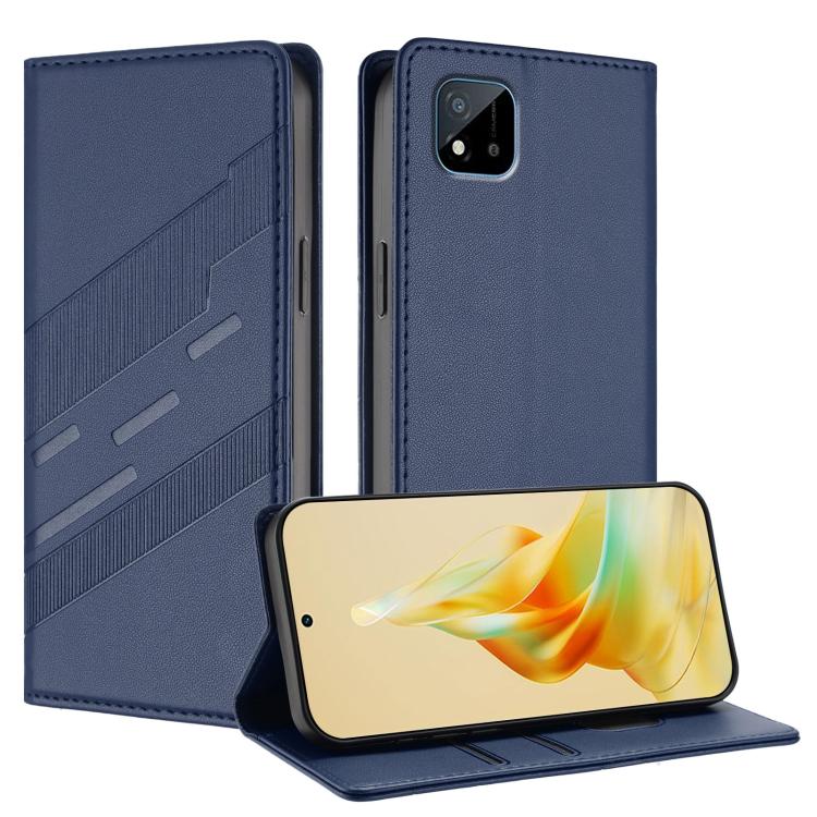 Embossed Multi-functional Wallet Retro Leather Phone Case, For Realme C20