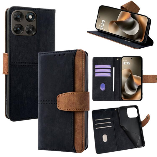 Color Stitching Skin Feel Leather RFID Blocking Phone Case, For Motorola Moto G77 5G, For Motorola Moto G67 Power 5G, For Motorola Edge 70 5G, For Motorola Moto G06 4G, For Motorola Edge 60 Pro 5G, For Motorola Moto G Stylus 5G 2025                    ...