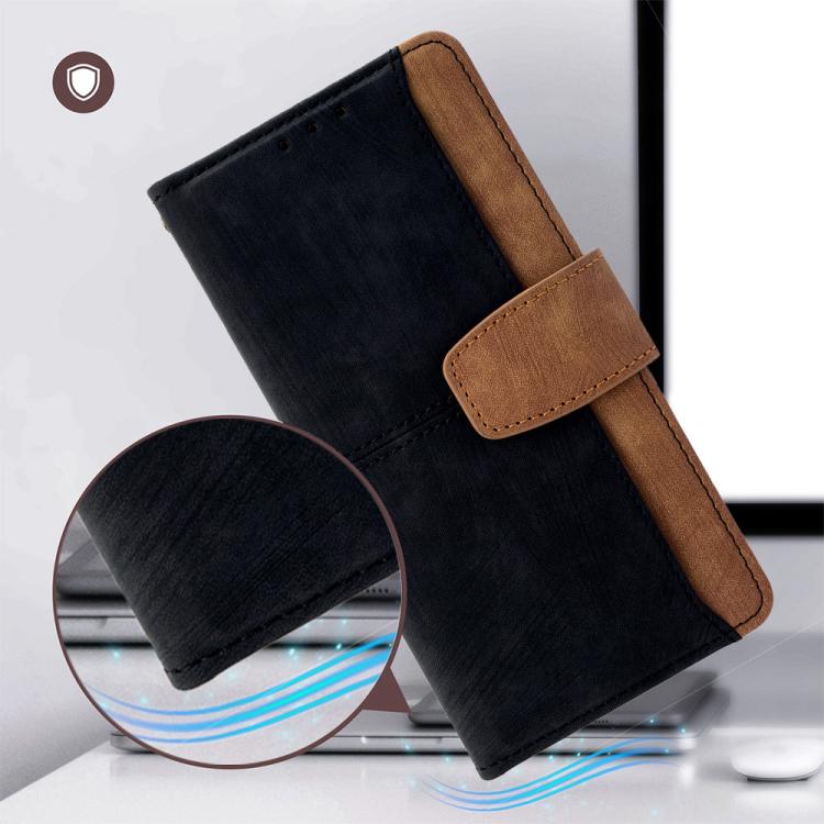 Color Stitching Skin Feel Leather RFID Blocking Phone Case, For Tecno Pova 6 Neo 5G / Spark 30 5G, For Tecno Spark 30 4G
