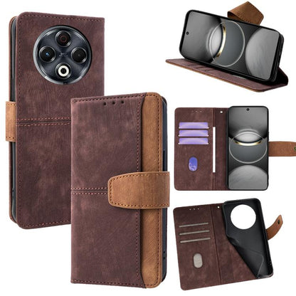 Color Stitching Skin Feel Leather RFID Blocking Phone Case, For Tecno Pova 6 Neo 5G / Spark 30 5G, For Tecno Spark 30 4G