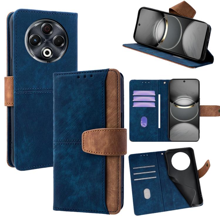Color Stitching Skin Feel Leather RFID Blocking Phone Case, For Tecno Pova 6 Neo 5G / Spark 30 5G, For Tecno Spark 30 4G