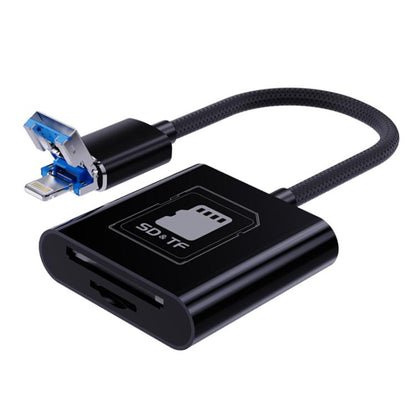 2 in 1 SD + TF Card Slot Reader