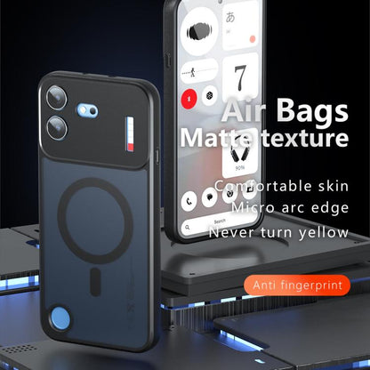 Armor MagSafe PC Hybrid TPU Phone Case, For Nothing Phone 4b, For Nothing Phone 4a Pro, For Nothing Phone 4a, For Nothing Phone 3a Lite, For Nothing Phone 3, For Nothing CMF Phone 2 Pro, For Nothing Phone 3a, For Nothing Phone 3a Pro