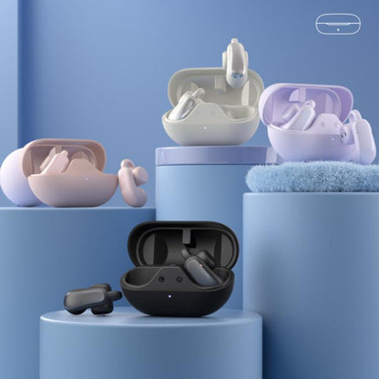 F18 Ear-Hook ANC Noise Reduction Air Conduction HIFI BT 5.4 Wireless Earphones, F18 (Black), F18 (White), F18 (Purple)